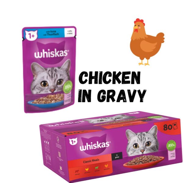 WHISKAS Gravy 85 Gram Pouch