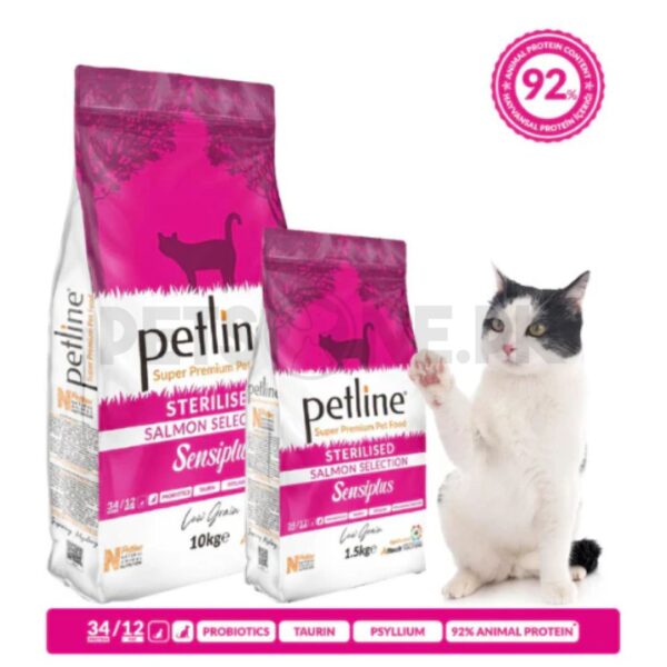 Petline Natural Premium Cat Food – Sterilised Selection – 1.5 KG